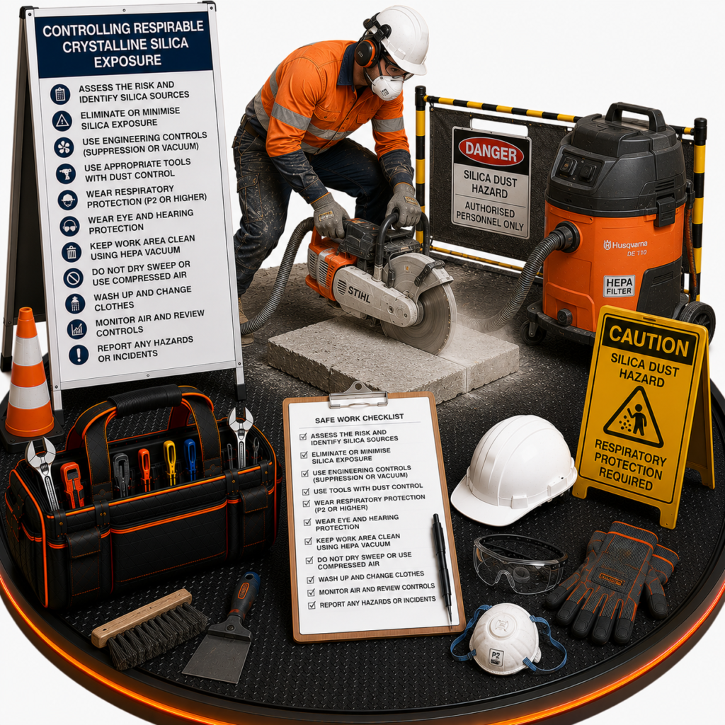 Controlling Respirable Crystalline Silica Exposure SWMS