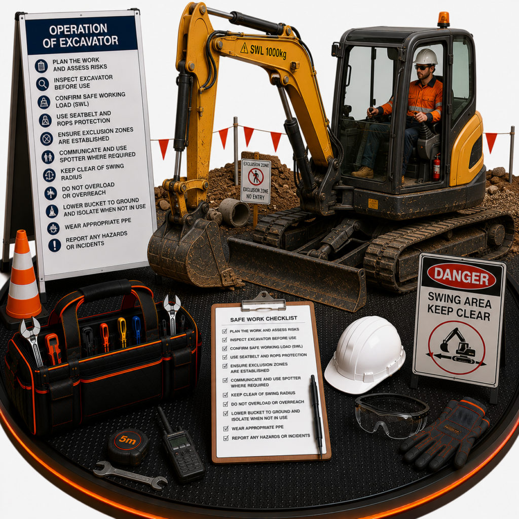 Excavator Operation SWMS