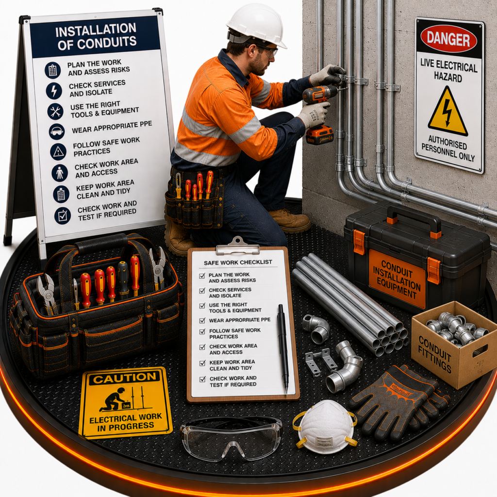 Installation of Conduits SWMS
