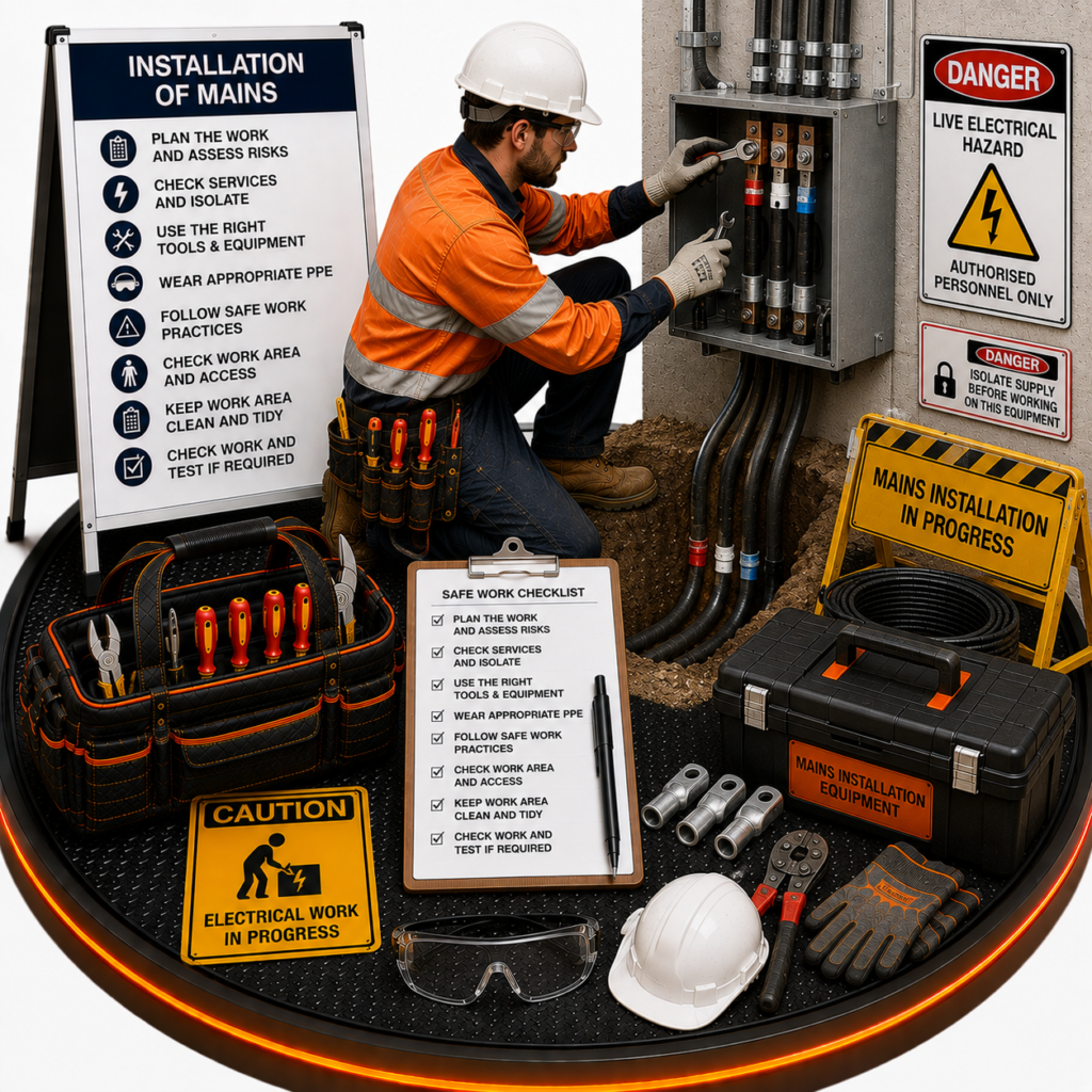 Installation of Mains SWMS