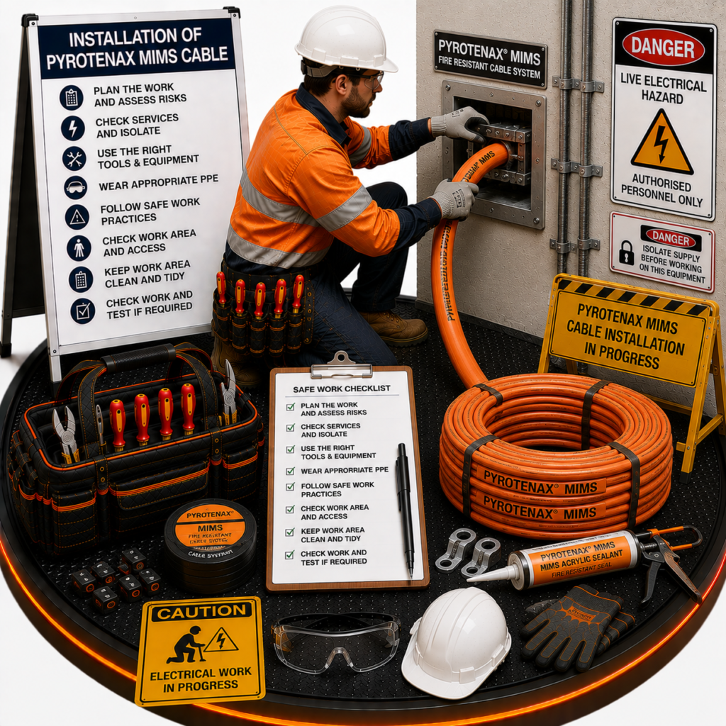 Installation of Pyrotenax MIMS Cable SWMS