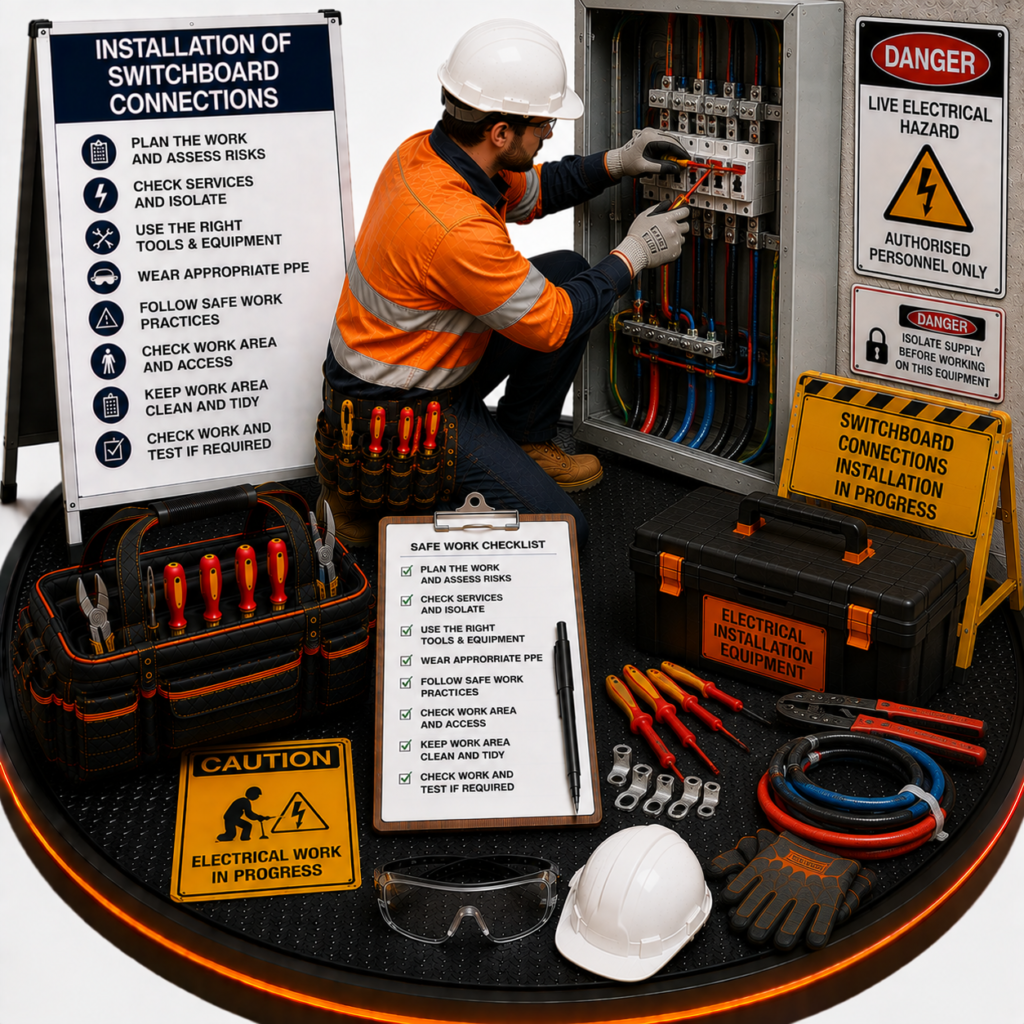 Installation of Switchboard Connections SWMS