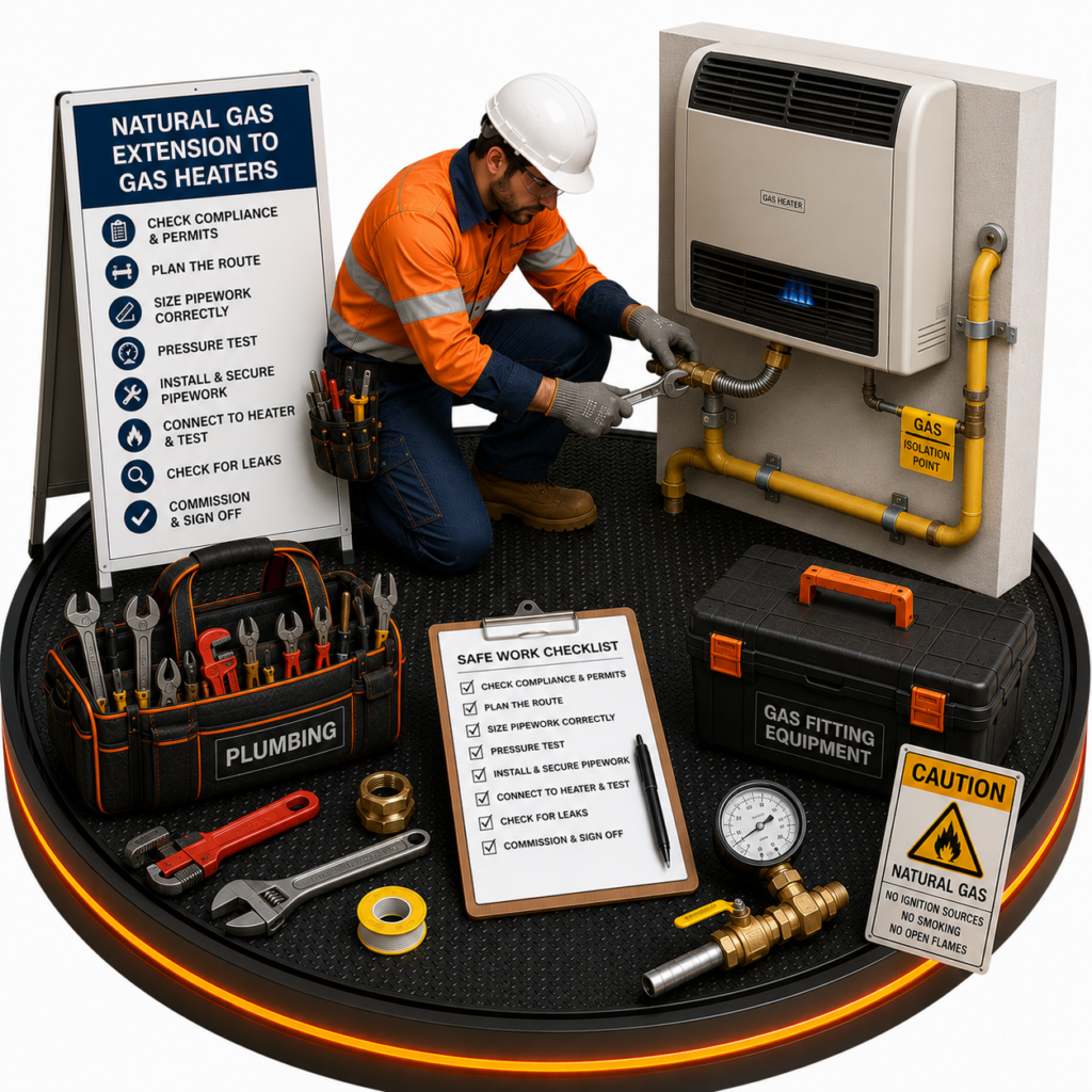 Natural Gas Extension to Gas Heaters SWMS