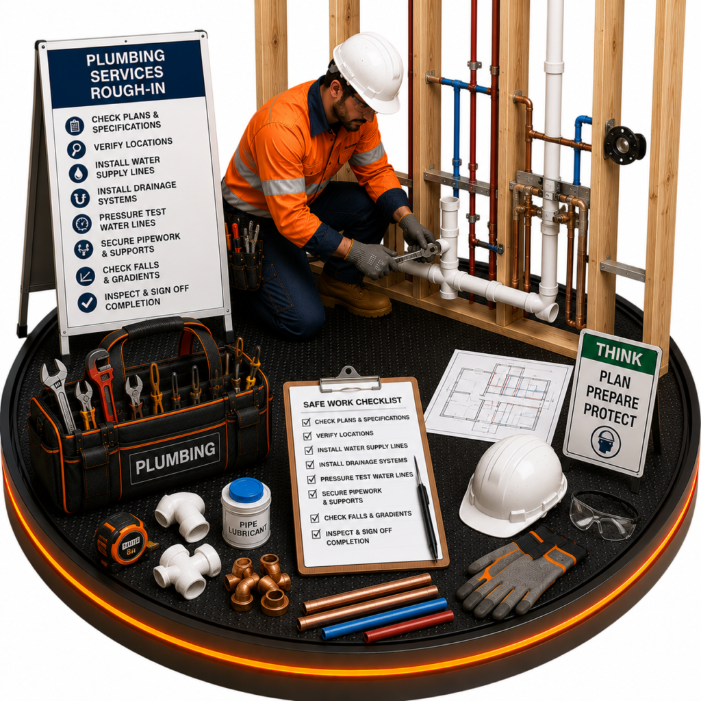 Plumbing Rough-In SWMS