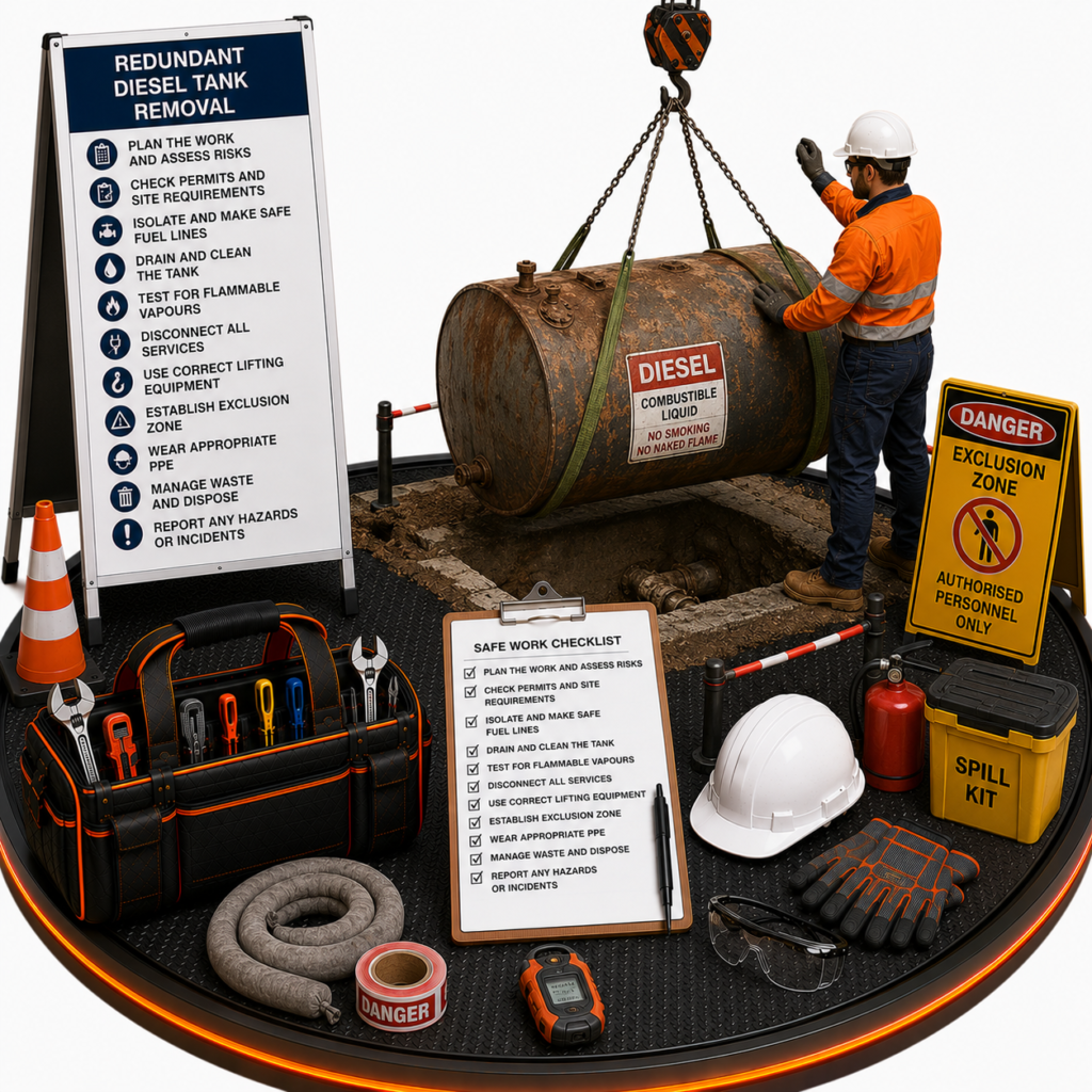 Redundant Diesel Tank Removal SWMS